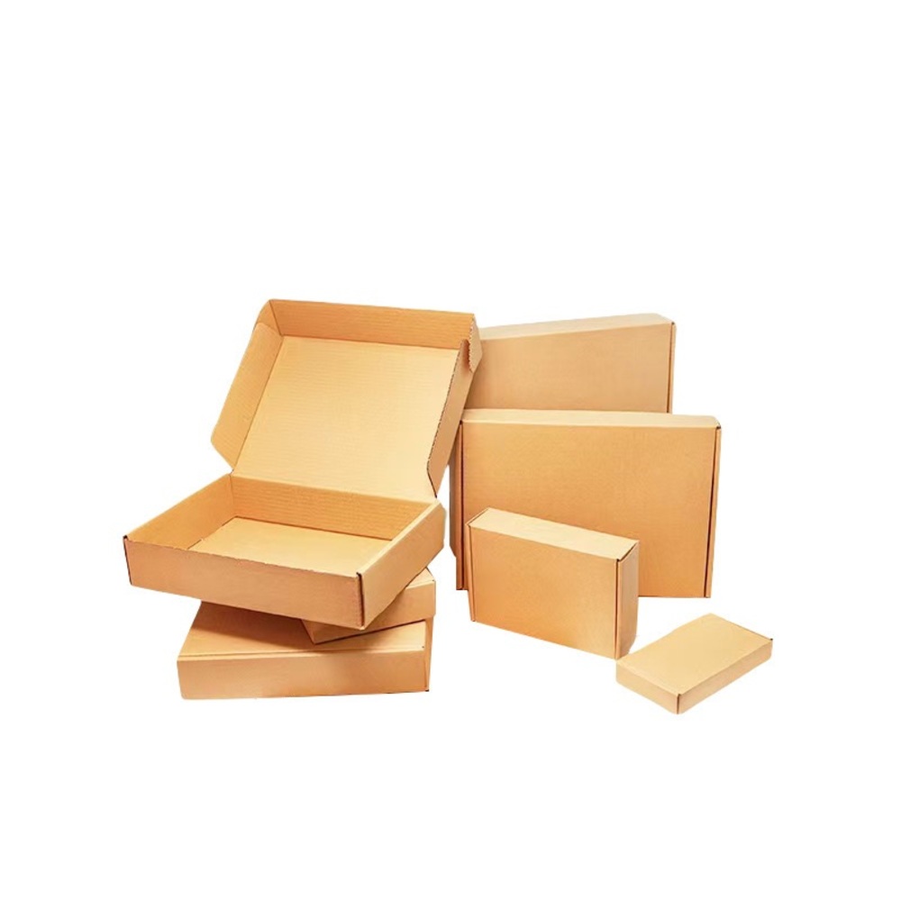 ($15 for 10) Brown Paper Box 15x15x5cm